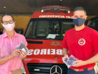 Corpo de Bombeiros de Criciúma recebe doação de máscaras