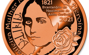 Medalhas comemorativas ao bicentenário de Anita Garibaldi serão lançadas nesta semana