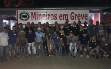 Greve dos mineiros avança para o terceiro dia