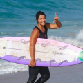 De surfista de fim de semana a recordista brasileira: a trajetória de Michaela Fregonese