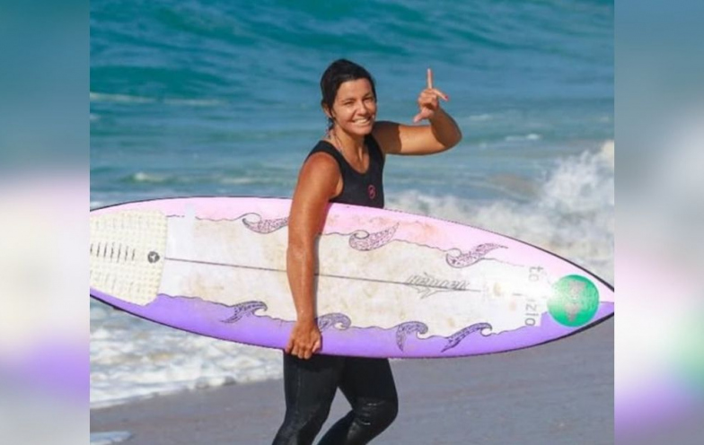 De surfista de fim de semana a recordista brasileira: a trajetória de Michaela Fregonese