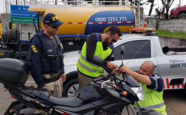 PRF distribui antenas corta-linha na BR 101