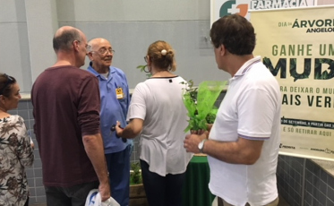 Mudas de árvores serão distribuídas nas lojas do Angeloni