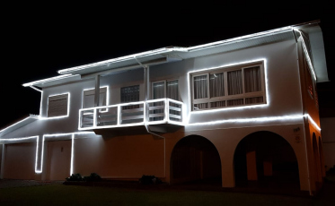A comunidade que ilumina o Natal