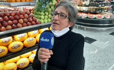 A primeira funcionária do Bistek