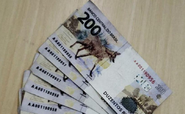  Dono de comércio recebe nota falsa de R$ 200