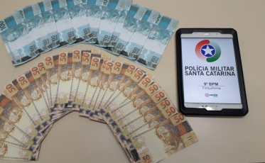 Homem é preso com R$ 2,3 mil em notas falsas