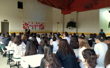 Preservação da água: alerta é levado para alunos de Nova Veneza