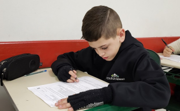 Classificados do Colégio Unesc na OBMEP se preparam para nova prova