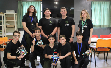 Alunos da Satc brilham na Olimpíada Brasileira de Robótica