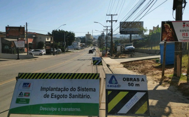 Obras de esgoto no São Luiz em reta final