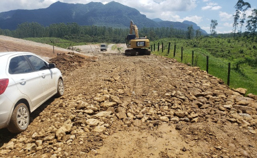 Via é recuperada em Siderópolis