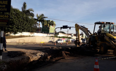 Seguem as obras na Rodovia Jorge Lacerda