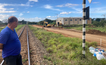 Içara: Pavimentação da Rodovia dos Trilhos é retomada nesta sexta-feira