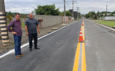 Obra de drenagem é concluída no Distrito de Caravaggio