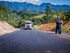 Pavimentação entre Guatá e Rio do Rastro receberá incremento de mais 100 metros