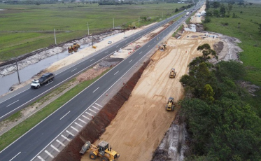 Obras seguem a todo vapor na BR 101