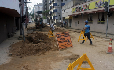 Pausa nos transtornos das obras de esgoto