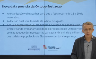 E a Oktoberfest de Blumenau ficou para novembro (VÍDEO)