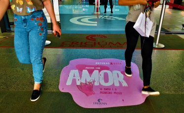 Rede Feminina de Combate ao Câncer participa de live do Criciúma Shopping