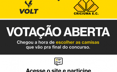 Votação aberta para o novo uniforme do Criciúma