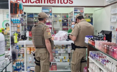 Covid-19: PM ultrapassa 200 mil fiscalizações em Santa Catarina