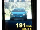 Motorista flagrado a 191 km/h na BR-101 em Imbituba