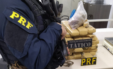 Fiesta de Criciúma foge com drogas na BR-101