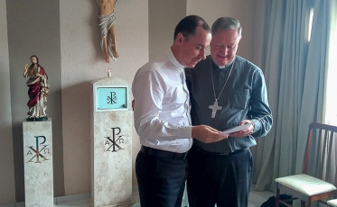 Padre Antônio Júnior na coordenação de pastoral