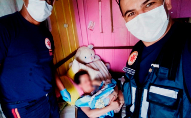 Samu realiza parto de emergência no bairro Ana Maria