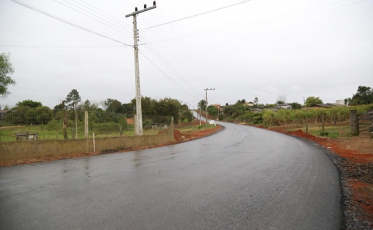 Obra na ICR-459 recebe sinalização e conclusão do acostamento