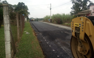Mais uma rua pavimentada pelo Avançar Cidades