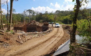 Trânsito liberado na Ponte do Bianchini em Siderópolis