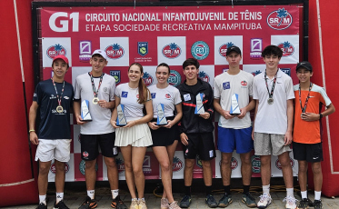 Tenistas de Criciúma brilham no Circuito Nacional Infantojuvenil no Mampituba