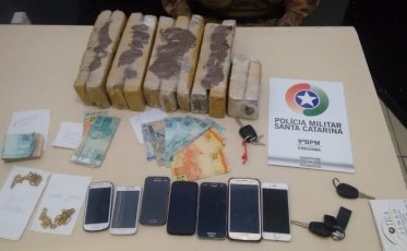 PM apreende quase 10 quilos de maconha