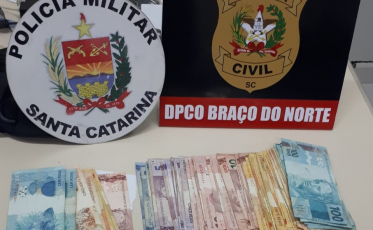 Apreensão de drogas e prisão em Braço do Norte