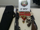 Armas são apreendidas no Bairro São Defende