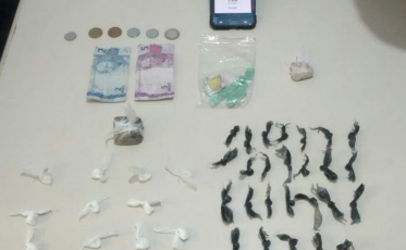 Um preso e um apreendido por tráfico em Forquilhinha