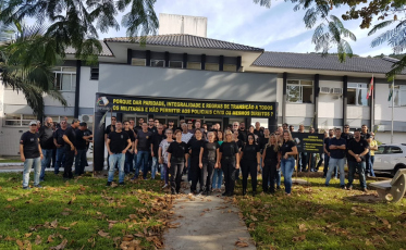 Policiais de Santa Catarina aderem à mobilização nacional