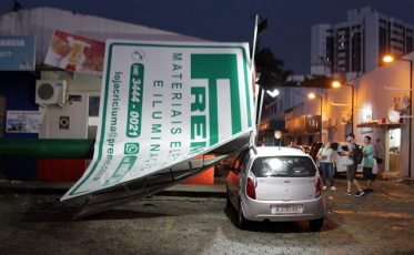 A força de um temporal