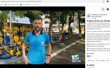 Prefeitura e departamento de esportes lançam Projeto Arroio em Atividade