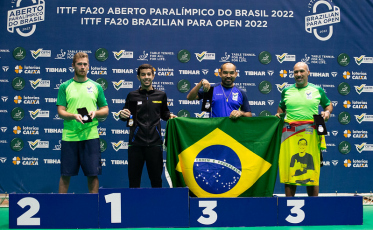 Atletas de Criciúma conquistam cinco medalhas em Aberto Internacional Paralímpico