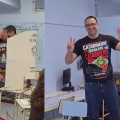 Candidato ao governo, Ralf Zimmer vota em Florianópolis