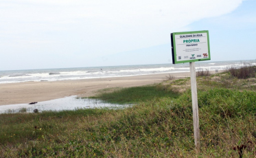 Mais pontos impróprios para banho no litoral Sul
