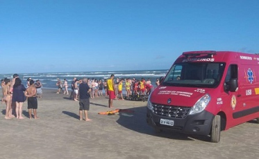 Pai salva filha em Jaguaruna 