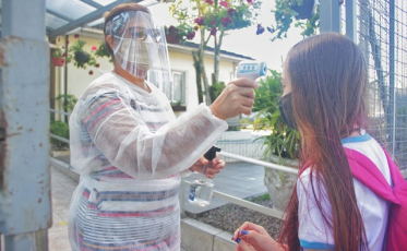 Alunos da rede municipal de Nova Veneza iniciam aulas presenciais