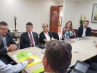 Reitora da Unesc participa de reuniões na Alesc