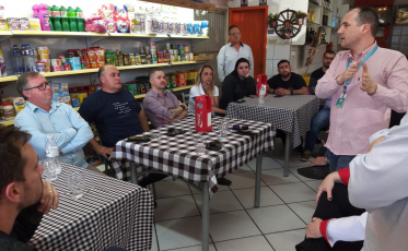 Comunidade preocupada com as obras na Santos Dumont