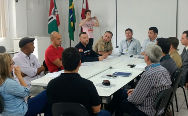 Criação de grupo de resposta em pauta de reunião regional