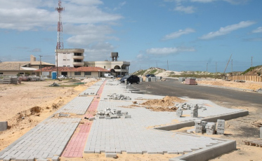 Rincão com calçadão em novembro
